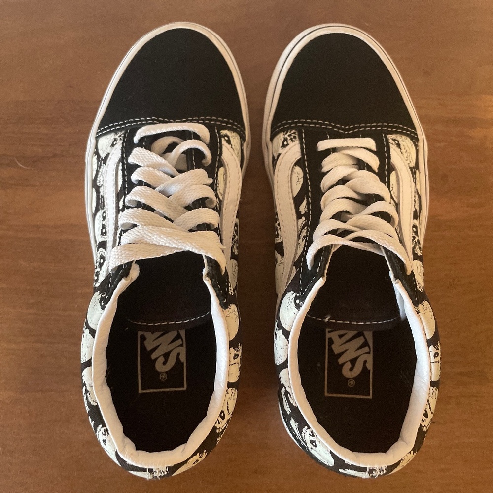 Vans Glow Skulls Youth Sneakers